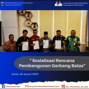 Sosialisasi Rencana Pembangunan Gerbang Batas